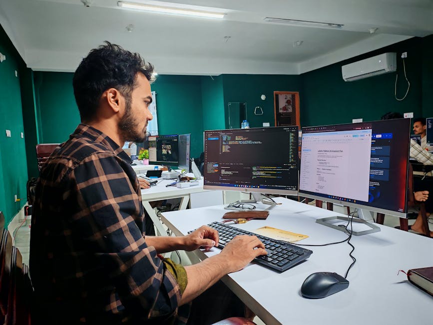 Developer radi na kodu